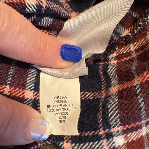 Banana Republic Women’s Plaid Flannel Long Sleeve Shirt Boyfriend Sz S - Picture 11 of 11